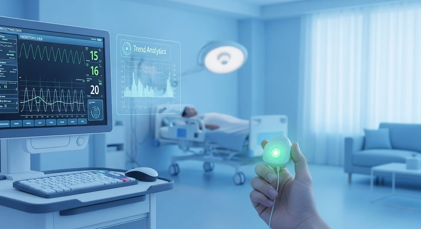 Sala de hospital con modernos equipos de monitoreo