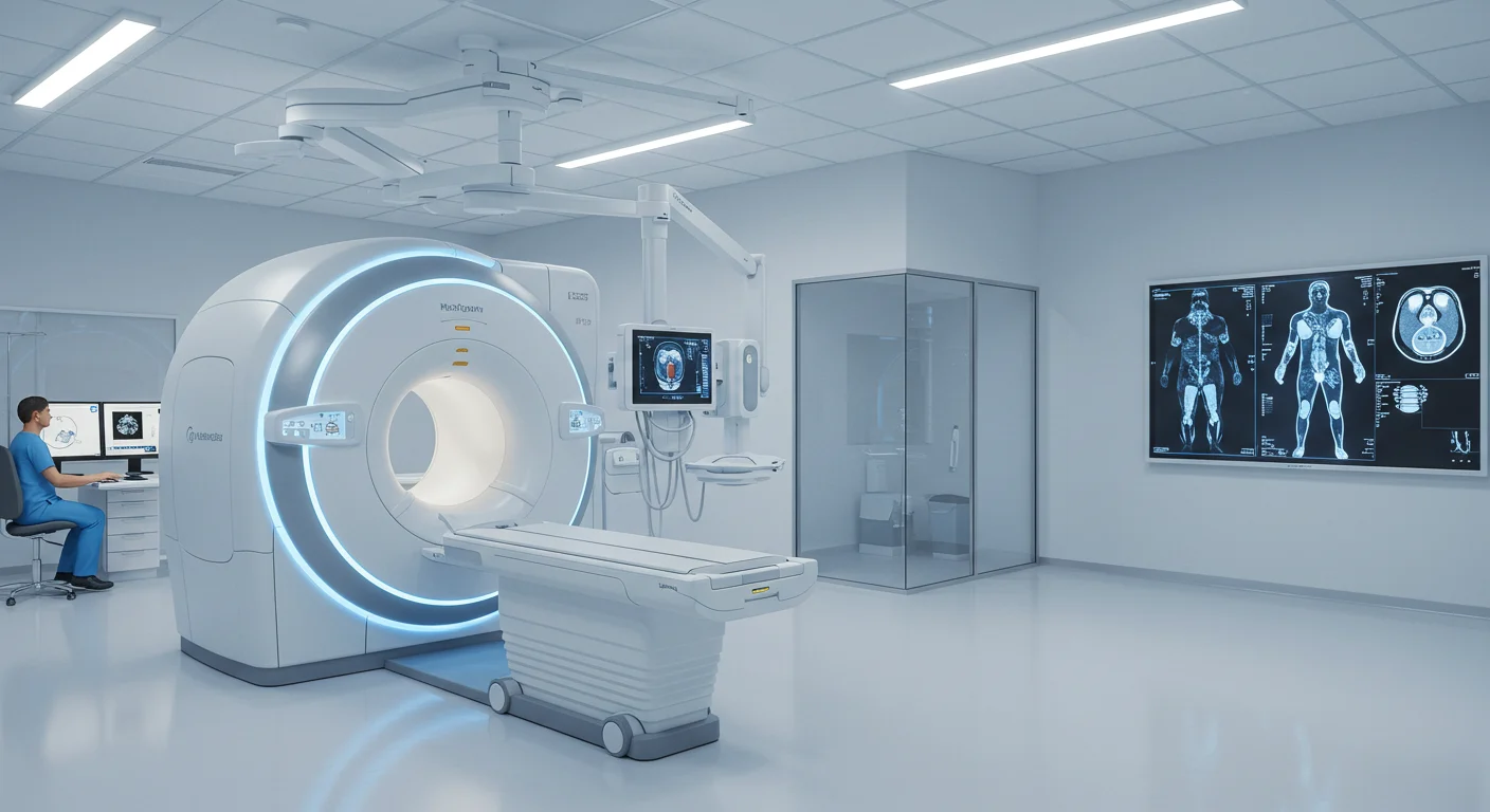 Sala de diagnóstico por imágenes moderna con equipos de última generación