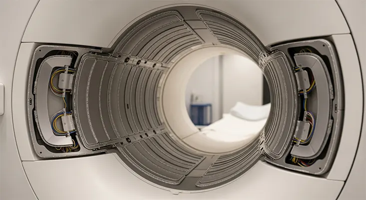 Imagen con alta resolución de un tomógrafo